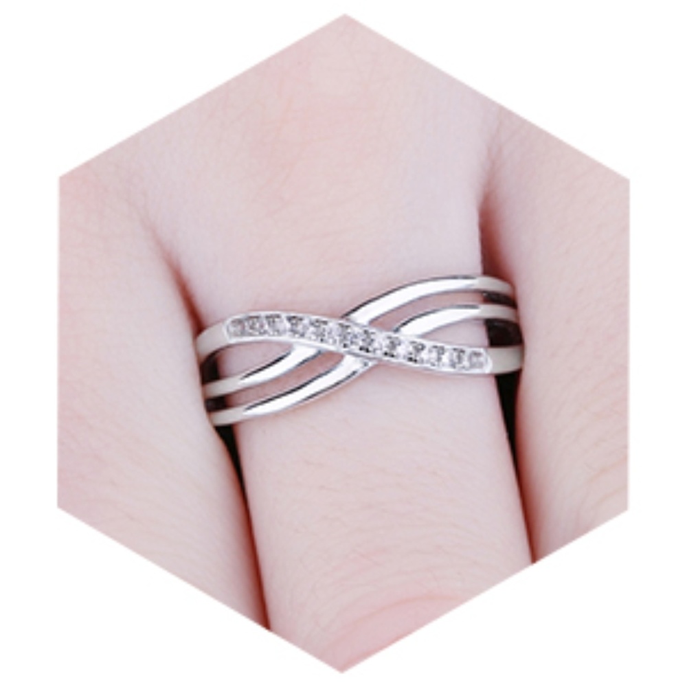 Infinity Knot Sterling Silver Ring - image 4